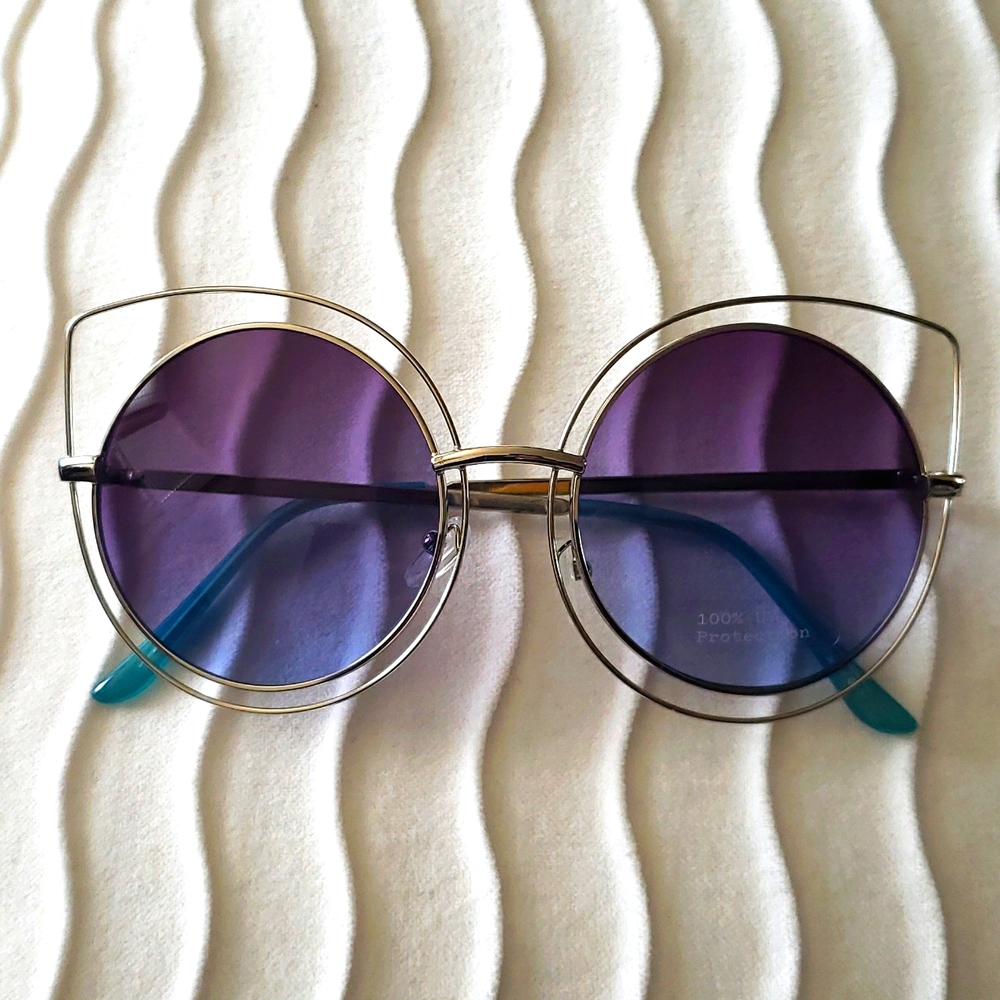 Geometric Cat Eye Sunglasses